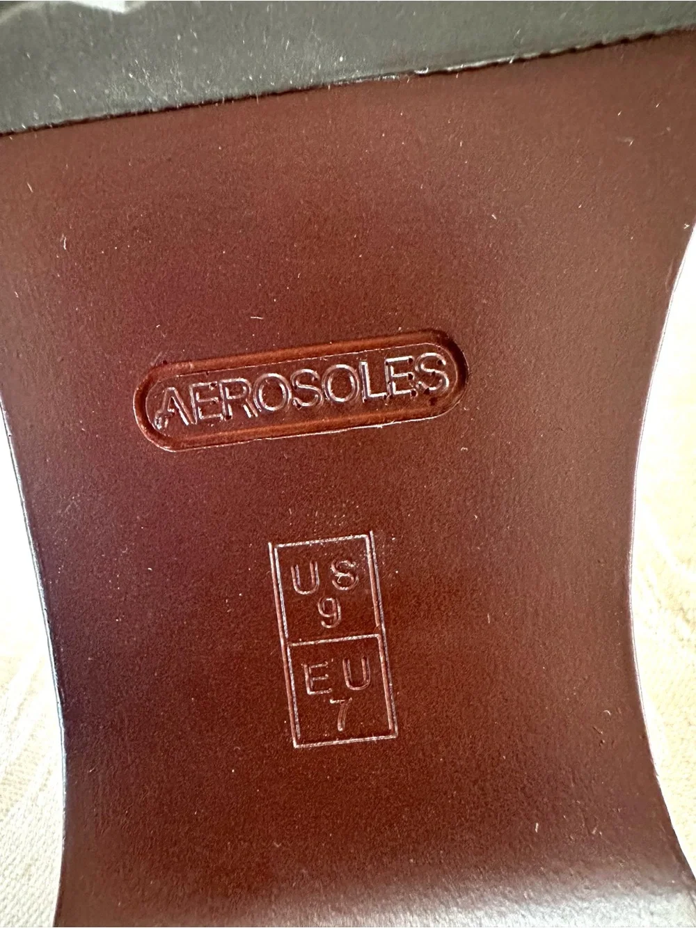 Aerosoles Danby Cow Print Leather Clogs NWOT Size 9 - Picture 8 of 9